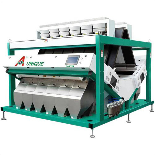 Iron-Steel-Green-White-7-Chute-Rice-Color-Sorter